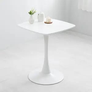 밀크 600 사각 화이트 테이블 인테리어 카페 식탁 티
