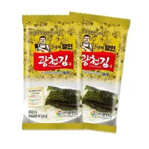 광천김 달인 미니 도시락김 240봉 /조미김/도시락김