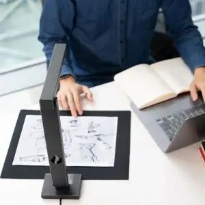 시저 렌즈프로 3in1 오버헤드스캐너 웹캠 스탠드