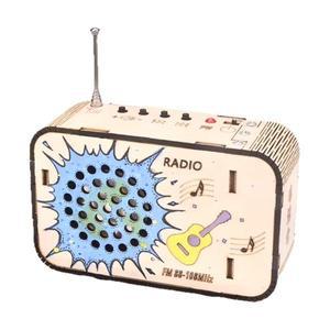 미니 라디오 만들기 키트 우드 과학 실험 교육 DIY나라