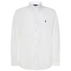 [밀라코/국내] 폴로 포니로고 자수 스트레치 포플린 셔츠 710867364002