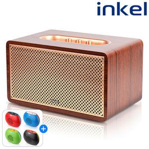 인켈 IK-C390BS 레트로 감성 블루투스 스피커 고출력 60W TWS TF USB 재생 카페 인테리어 집들이 선물