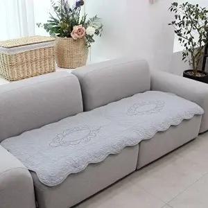 [리앤데코]물세탁 클레오 선염 사계절 쇼파패드 4인용 65x240cm