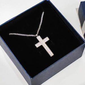 노인실종방지목걸이 보석십자가 치매 어르신선물 기독교 천주교 종교