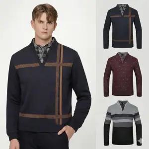 [무료배송] 남성 밍크 본딩 레이어드셔츠 3종택1_FAPWMSP114