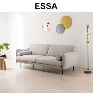 [롯데백화점]에싸 비트 3인 러스티카 패브릭 소파