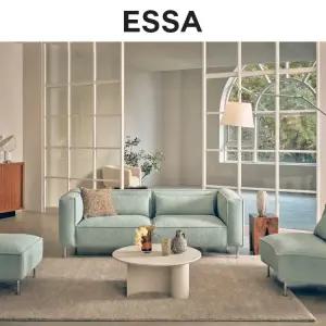 [롯데백화점]에싸 [행사기간 5만원권 증정]브루클린 3인 라부클 파인 패브릭 소파