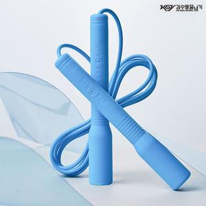 김수열 줄넘기 보급형 (K-003) (하늘) 어른줄넘기 운동 체육 헬스줄넘기