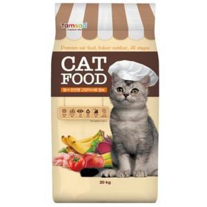 탐사 전연령용 고양이 사료 20kg 1개 닭