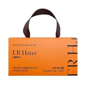 갱년기엔 이알하나(ERr731) 문소리 여성 갱년기 르바브 추출물 28정 1박스 4주분