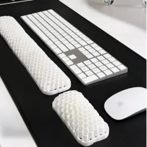 다이쿤 벌집 모양 팜레스트 마우스 손목 받침대화이트 (WFH6HCP)