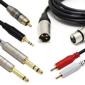 음향 악기 케이블 어쿠스틱 베이스 일렉 통 기타 전자 드럼 반주기 키보드 신디 피아노 디제잉 DJ 마이크 송신기 수신기 연장선 앰프 믹서 연결선 변환잭  모노 스테레오  RCA