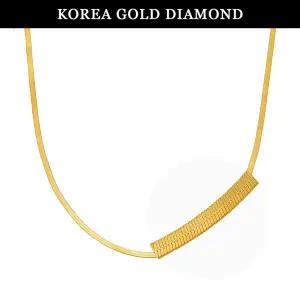 [한국금다이아몬드] 순금 목걸이 24K 금목걸이 스네이크 18.75g