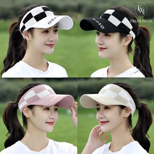 여자 골프 썬캡 뚜껑없는 선캡 여름 캡 모자 테니스 선바이저 여성 캐디