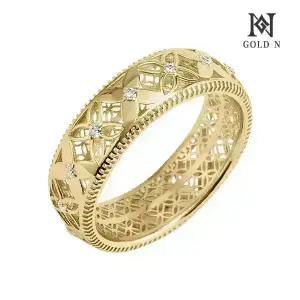 골드앤 14K/18K 플라워넷 반지