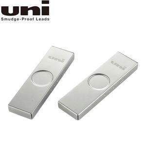 유니 메탈 케이스 샤프심 스머지프루프 번지지 않는 샤프심