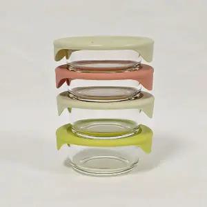 락앤락 바로한끼 유리찬기 밥용기 렌지용 냉동밥 355ml 1P 랜덤