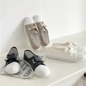 여자 단화 캔버스 코튼 운동화