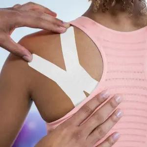 고품질 근육 운동 키네시랩 화이트 스포츠 테이프 5m 테이핑 (WFHJE5M)