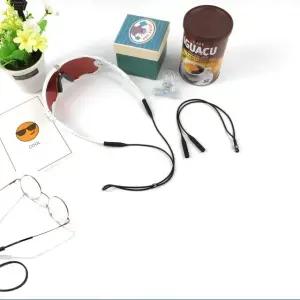 줄 분실방지 실리콘 안경끈 밴드 검정1P 스트랩 끈 안 (WFGT9T1)