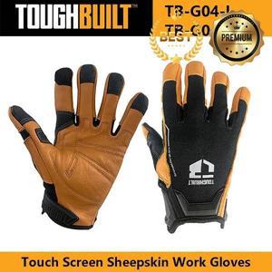 TOUGHBUILT TB-G04-L / 양가죽 작업 장갑 따뜻한 터치 스크린 웨어러블 노동 보호