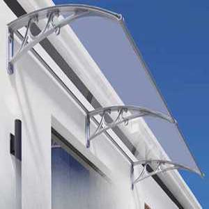 현관 캐노피 가림막 어닝 외관 창문 플렉시 설치 벽