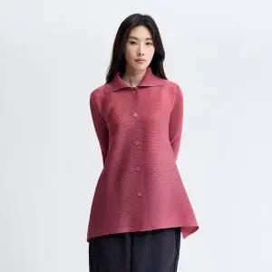 [플리츠미](대구신세계)시그니처 스프레드 카라 롱 자켓_PPJKF025018