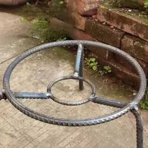 주물그리들 받 원형 거치대 화덕 바베큐 화로대 A형