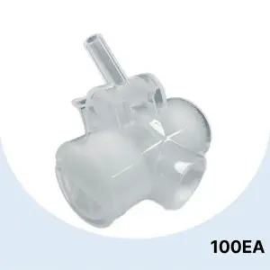 뉴앤위즈 가온가습필터 HME필터 T-tube 산소포트/석션겸용, 100개 우체국택배