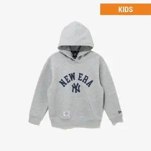 [뉴에라키즈](의정부점)[키즈] MLB 뉴욕 양키스 로고 후드 헤더 그레이
