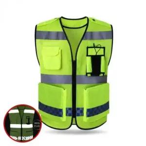 반사 안전조끼 형광 작업 구역 마르소 (WFK5QZ6)