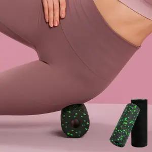 [1+1] 듀얼케어 마사지 미니폼롤러 15cm 하드 EPP소재 (총 2P)