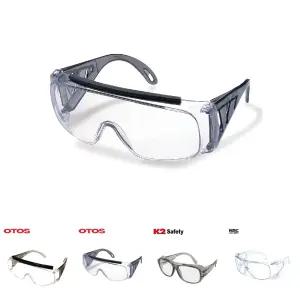 오토스 안전 보안경 B-618AF 김서림방지/투명 안경 등산 분진 물놀이 눈 안구 보호 고글 산업 공장 작업