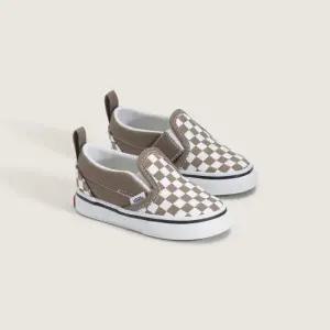 [롯데백화점]반스 토들러 슬립온 벨크로 컬러띠어리 체커보드 VN000D0S1NU