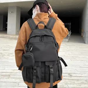 베넬라 캐주얼 직장인 백팩 옥스포드 학생 소형 남성 여성 경량 학교 책가방 해외 여행