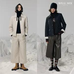 로얄메르 다이아몬드 퀼팅패딩자켓