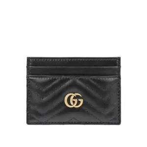 MUST IT_[국내배송] 카드지갑 GG 마몽 여성 블랙 443127