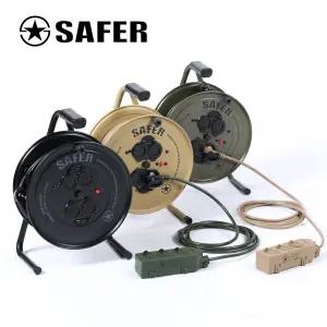 세이퍼 4구 전기릴선 20M 리드선 밀리터리 캠핑 전기선 작업선