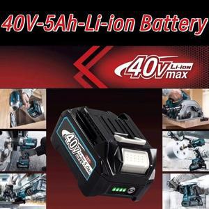 Makita 호환 40V MAX XGT 리튬 이온 배터리 5AH BL4020