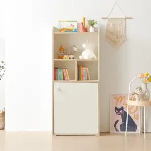 세빈 4단 장난감 오픈수납장 600 도어일체형