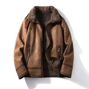 틴다샵 남자무스탕 남자 리얼 자켓 점퍼 2025