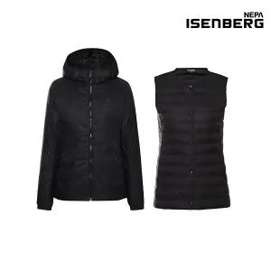 [하프클럽/네파 이젠벅]경량자켓 베스트세트 여성 3컬러 택1_N