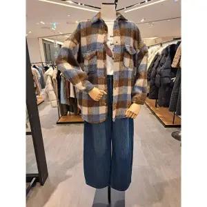 [파프리카](김해점)기모 타탄 체크 셔켓 셔츠 SK4SHB04