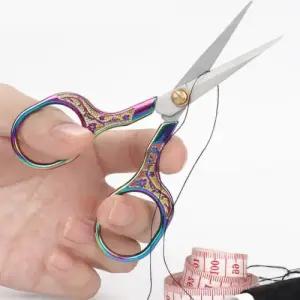 클래식 퀼트 자수 가위 앤틱 빈티지 예쁜 쪽가위