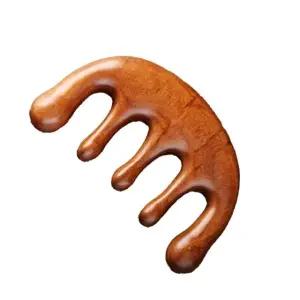 우드 괄사스틱 두피 빗 얼굴 마사지기 마사지 스틱 (WFJ5P6B)