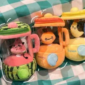 수박 바나나 귀여운 믹서기 과일 키링 인형 열쇠고리 (WFJ4RIU)