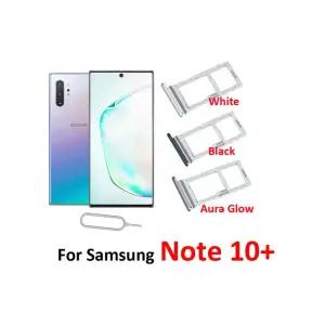 유심트레이 유심 보관 케이스 삼성 Note10 N975 N975F Galaxy Note 10 Plus 하우징 SIM SD 카드 어댑터 슬