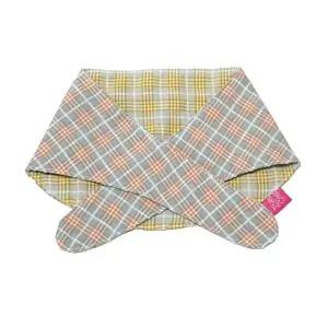고품질 양면 체크 애완용품 스카프빕 (WFJRKKU)