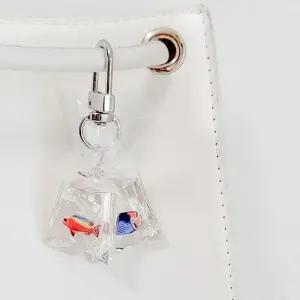 악세사리 키링 투명봉지 인기 미니 세일 열쇠고 (WFJSQIT)
