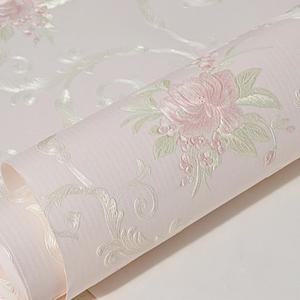 다미식 꽃벽지 자기 접착 따뜻한 소녀 침실 3d  벽 장식 스티커 거실 레스토랑 소파 배경